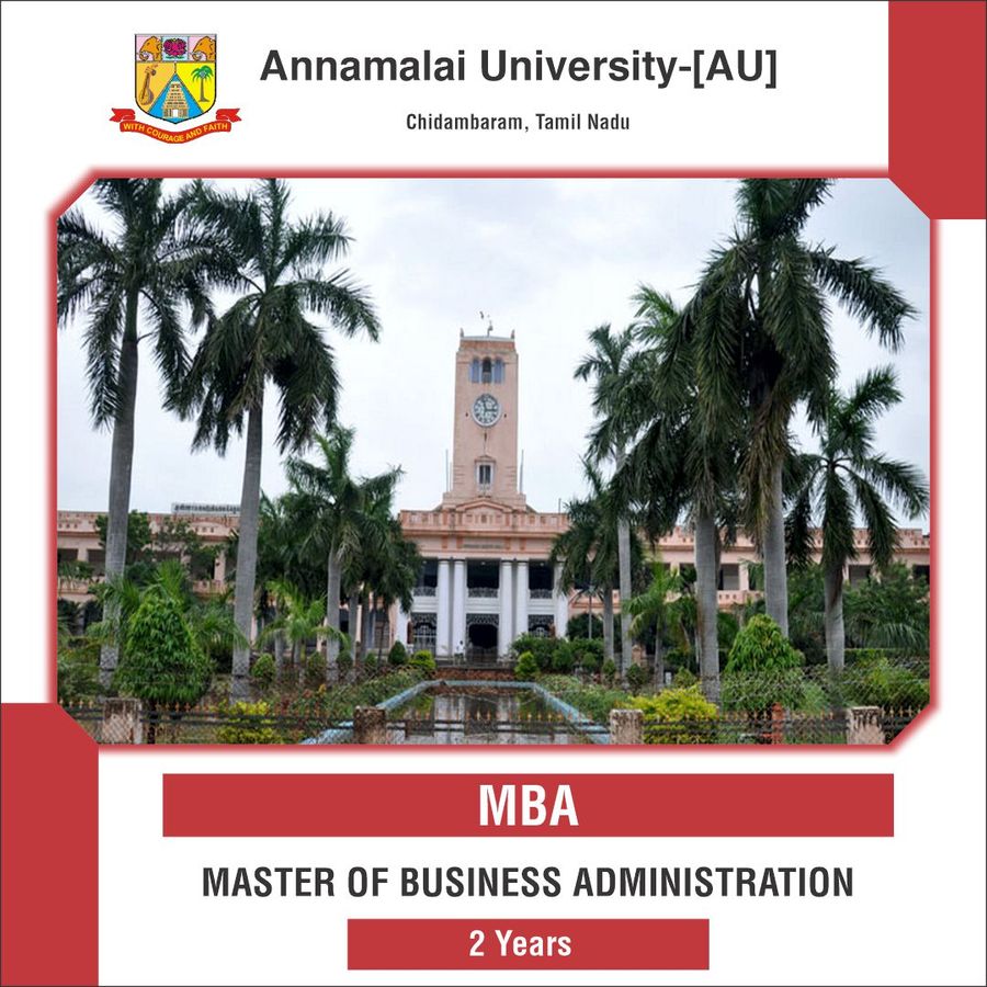 MBA at Annamalai University, Tamil Nadu - Other